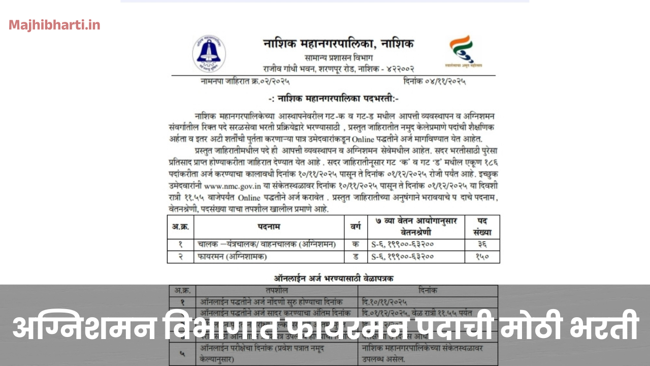 Agnishamak Dal Bharti 2025