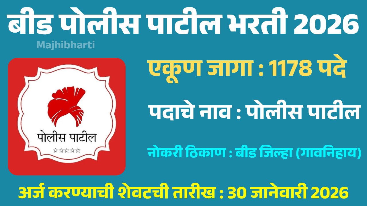 Beed Police Patil Bharti 2026