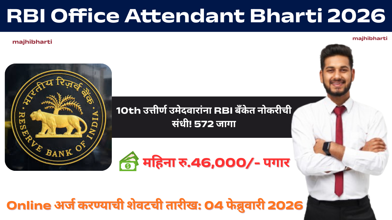 RBI Office Attendant Bharti 2026