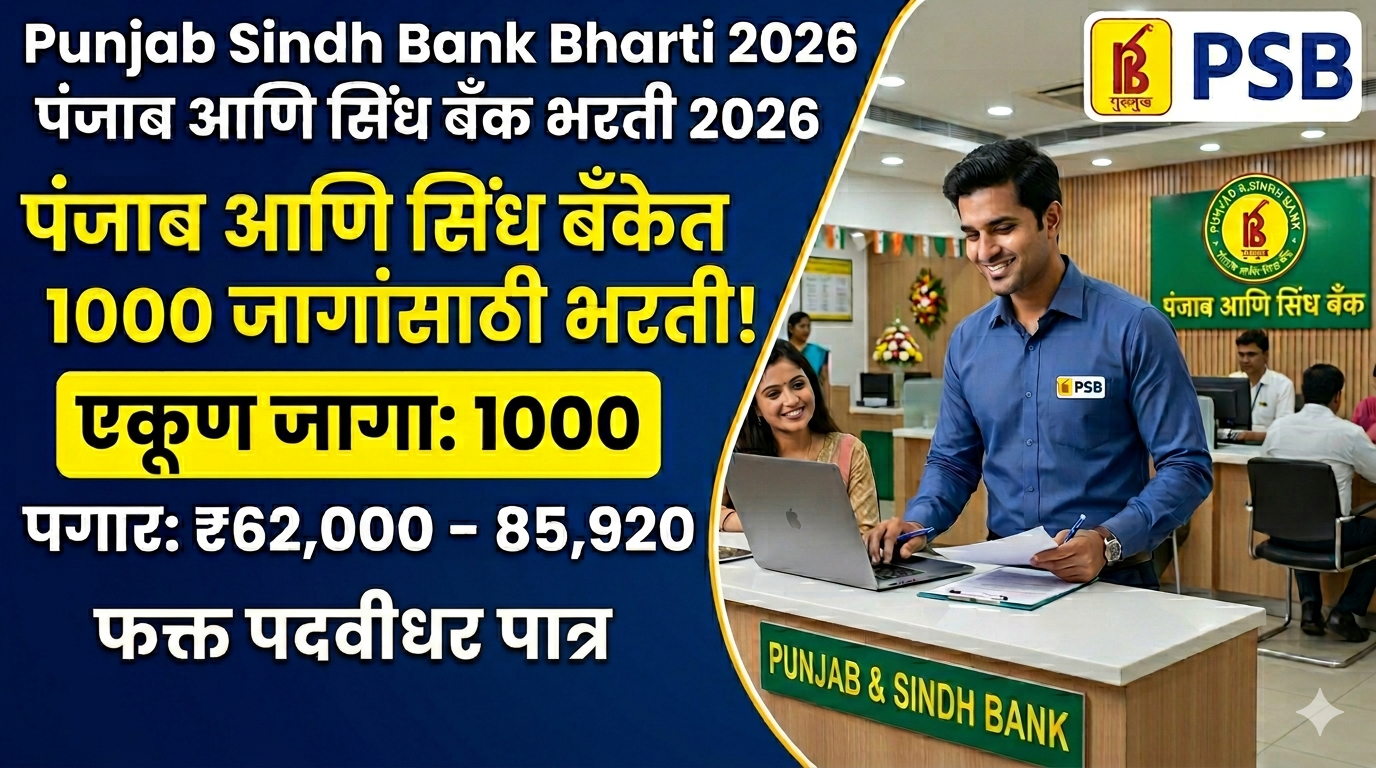 Punjab Sindh Bank Bharti 2026