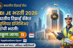 RBI JE Bharti 2026
