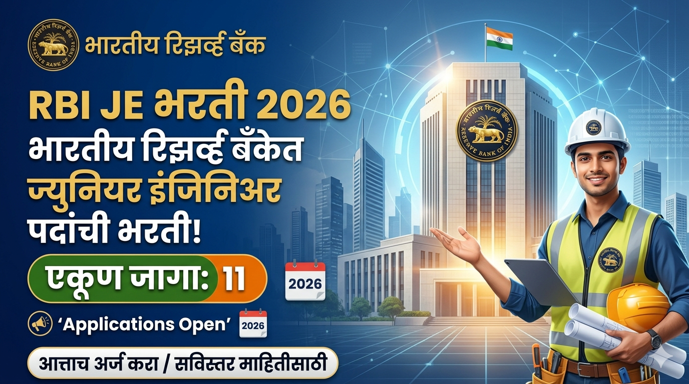 RBI JE Bharti 2026
