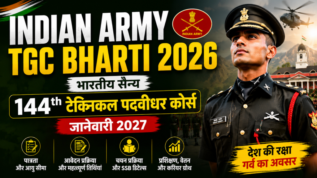 Indian Army TGC Bharti 2026