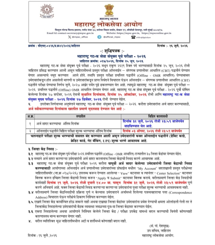 Talathi Bharti 2026