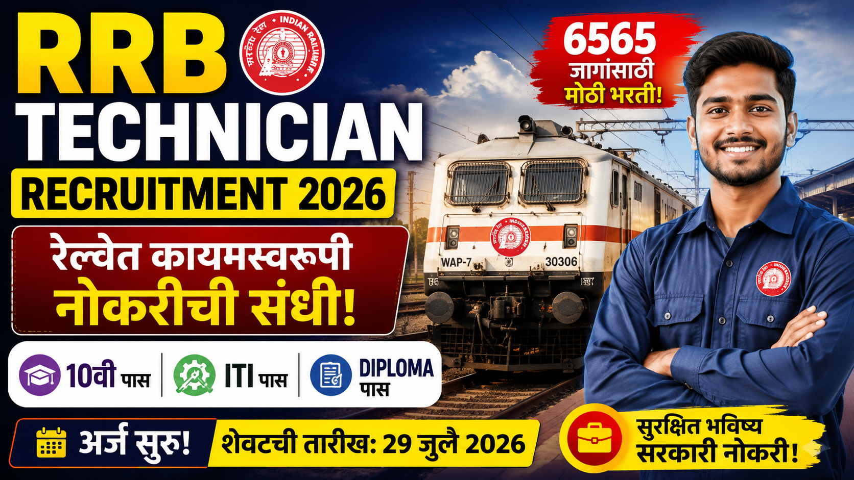RRB Technician Recruitment 2026
