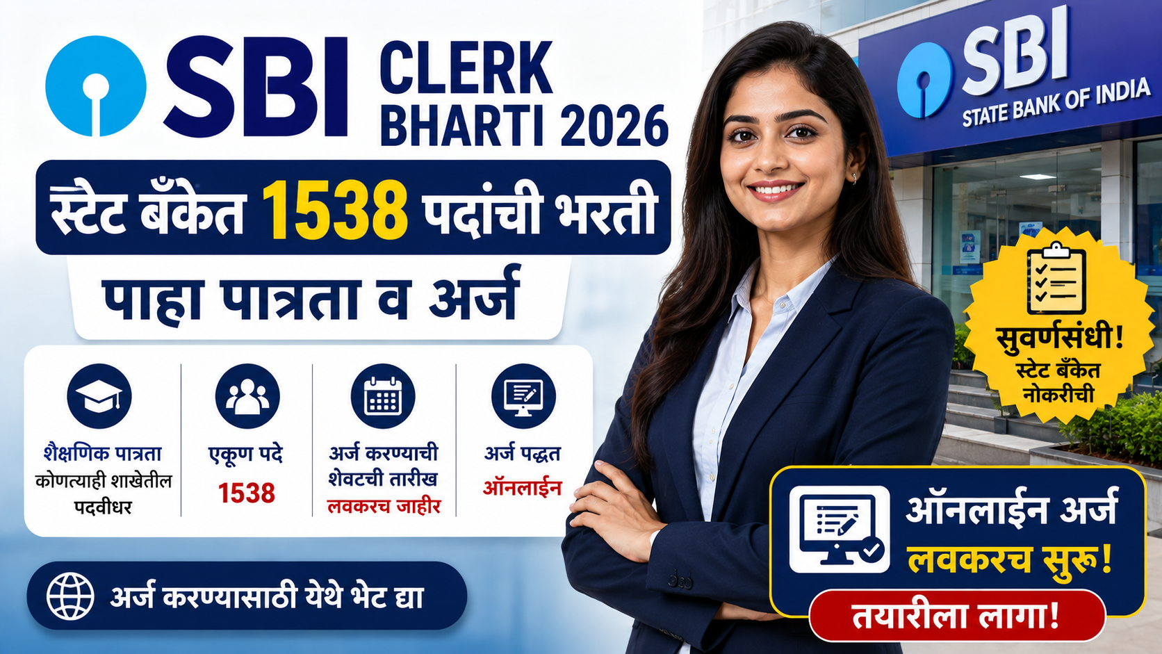 SBI Clerk Bharti 2026